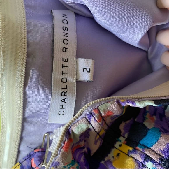 Charlotte Ronson Multi-Coloured Dress - Picture 6 of 7